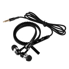 Load image into Gallery viewer, Metal MP3 Music 3.5mm with Microphone Stereo Cellphone Earpieces