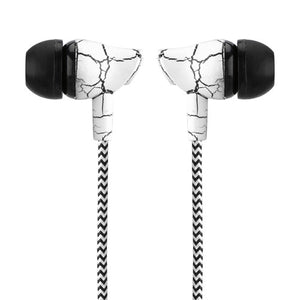 Wired 3.5mm Earphone Cloth Rope Earpieces Stereo Bass