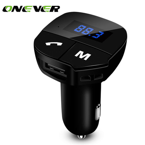 Bluetooth Car Kit Music Player FM Transmitter Adapter