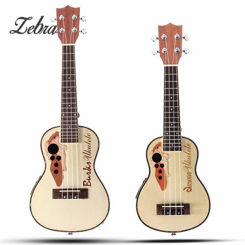 21'' 23'' 4 Strings Concert Ukulele with Built-in EQ Pickup Acoustic Bass Guitarra Guitar