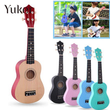 Load image into Gallery viewer, 21&quot; Soprano Ukulele Basswood Acoustic Nylon 4 Strings Ukulele Guitar