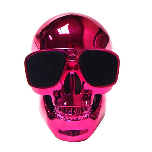 Skull Skeleton Speaker Ultra Portable Wired Bluetooth Speaker