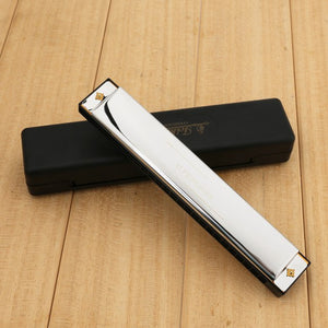 24 Holes With 48 Tones Tremolo Harmonica C Key Octave-tuned Mouth