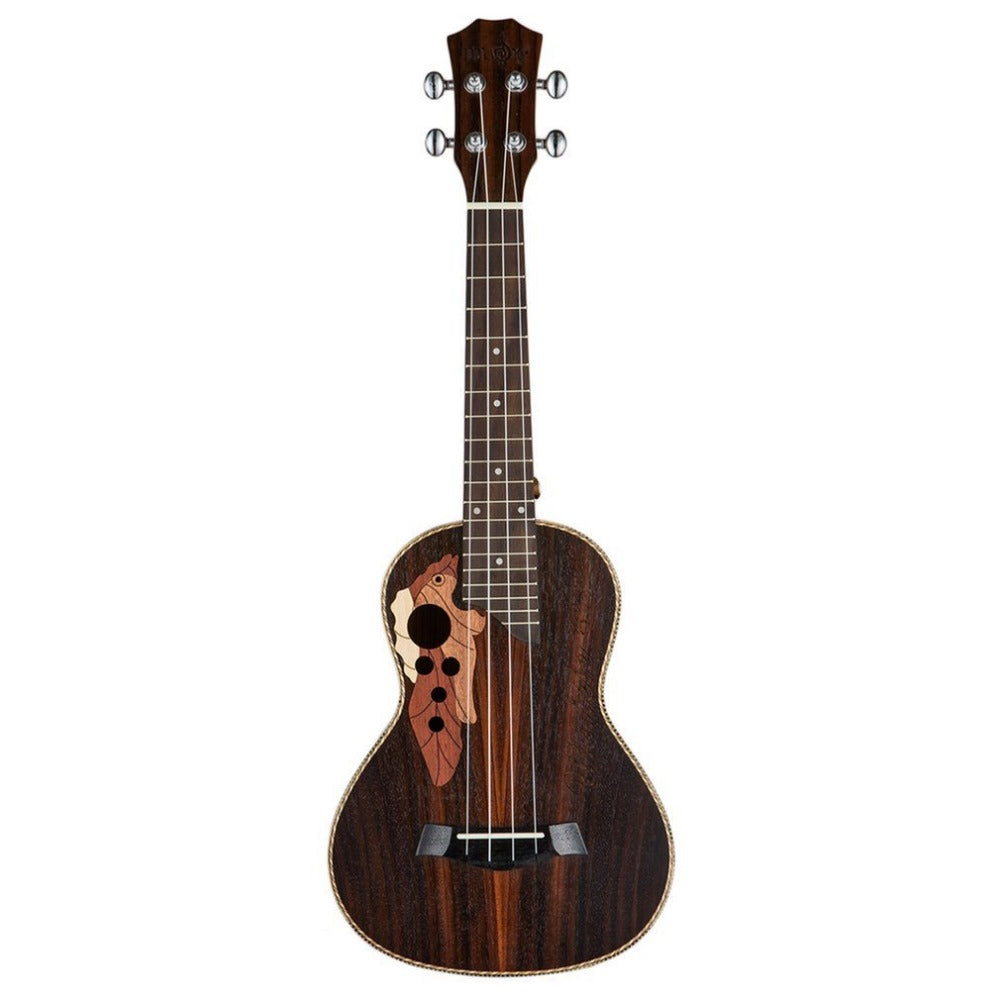 Rosewood Carved Four String Small Ukulele Guitar