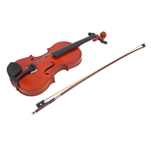 4/4 High Grade Full Size Solid Wood Natural Acoustic Violin