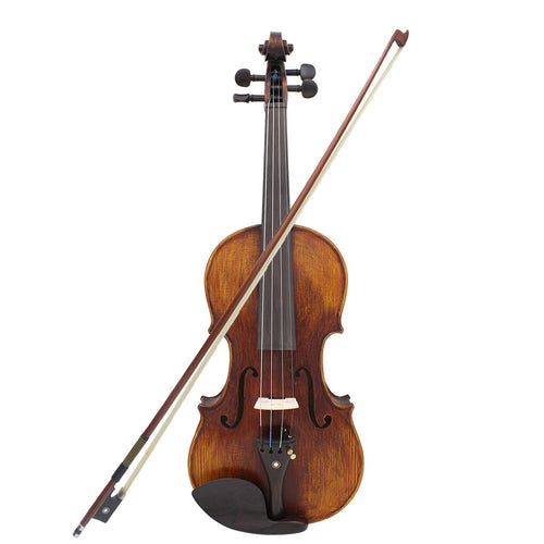 4/4 Full Size Handcrafted Solid Wood Acoustic Violin