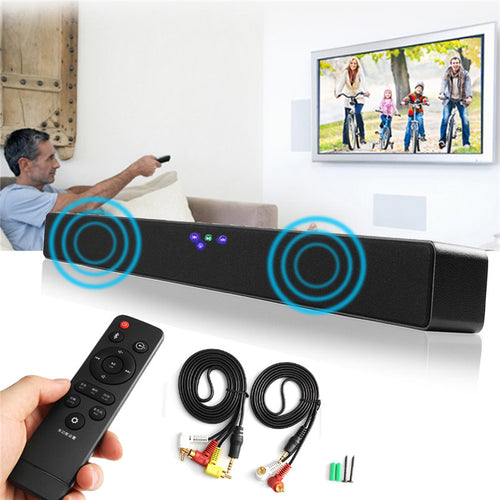 Bluetooth 4.0 Soundbar 3D Audio Sound Bar Wall Home Theater