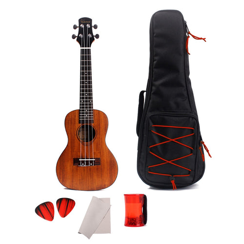 24 Inch Ukulele Solid Acacia Concert Acoustic Guitar