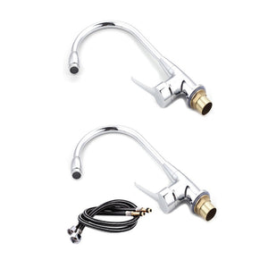 Chrome 360 Degree Swivel Alloy Cold Hot Basin Sink Tap Faucet