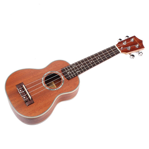 21 Inch Acoustic Ukulele Solid Mahogany Soprano Guitar