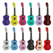 Load image into Gallery viewer, 21&quot; Soprano Ukulele Basswood Acoustic Nylon 4 Strings Guitar