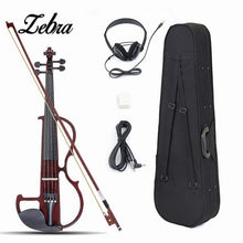 Load image into Gallery viewer, 4/4 Acoustic Violin Basswood Panel Stringed Instruments Fiddle With Violin