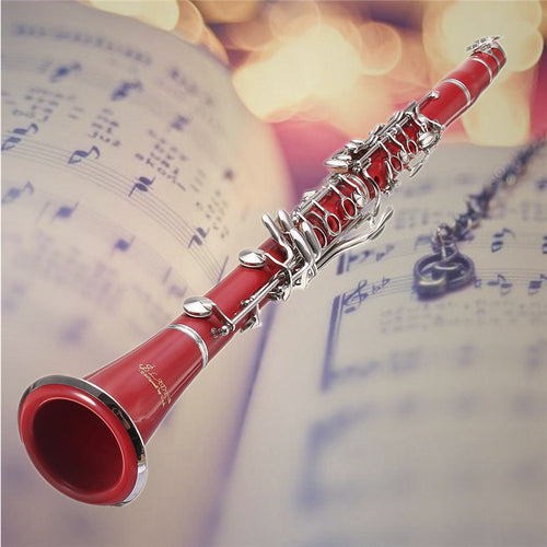 17 Keys Muticolor Student Clarinet with Durable ABS Body