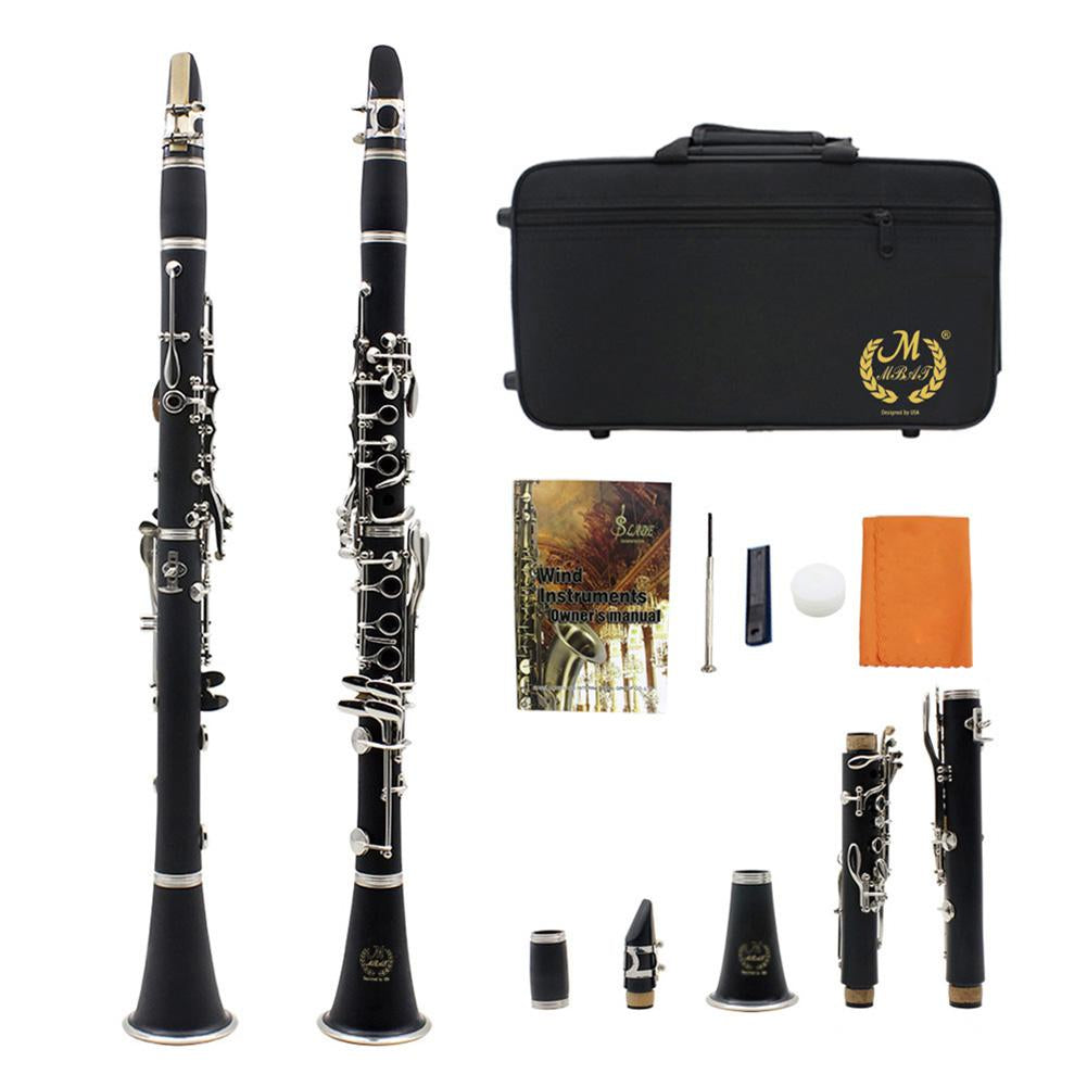 Clarinet Falling Tune B US Bette silver plating Clarinet Black Flute