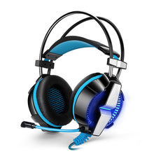 Load image into Gallery viewer, Headset In-line Control Bass Noise Cancelling LED Light Gaming Headphone