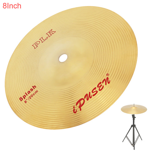 8 Inch Brass Alloy Splash Crash Cymbal Drum